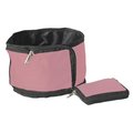 Petpurifiers Pink Wallet Travel Pet Bowl PE678259